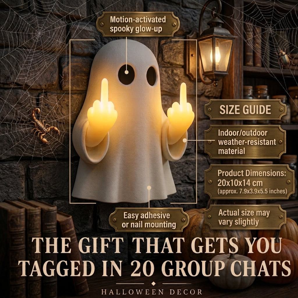 Ghosted Glow — Halloween Ghost Night Light